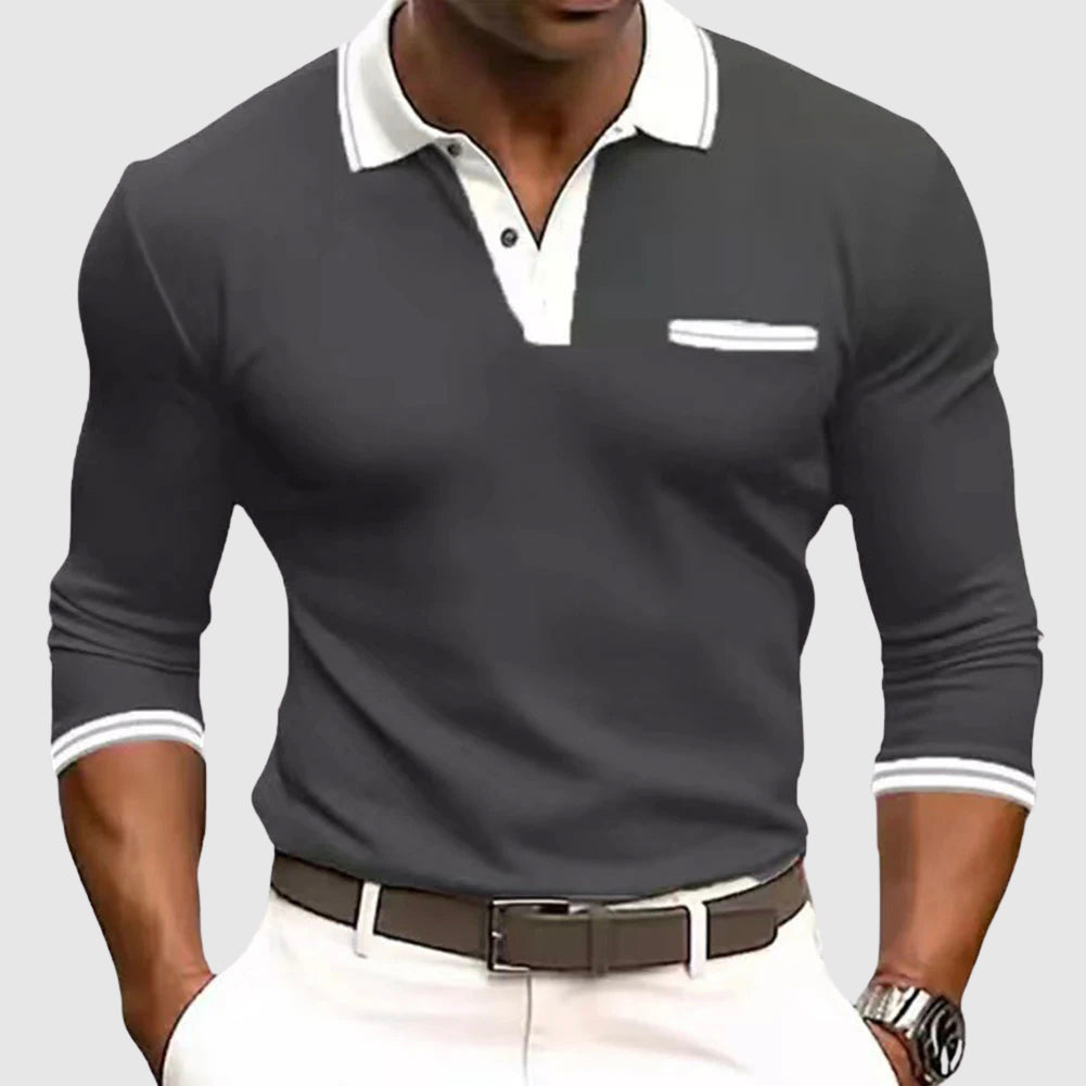 Camicia con dettagli a contrasto eleganti