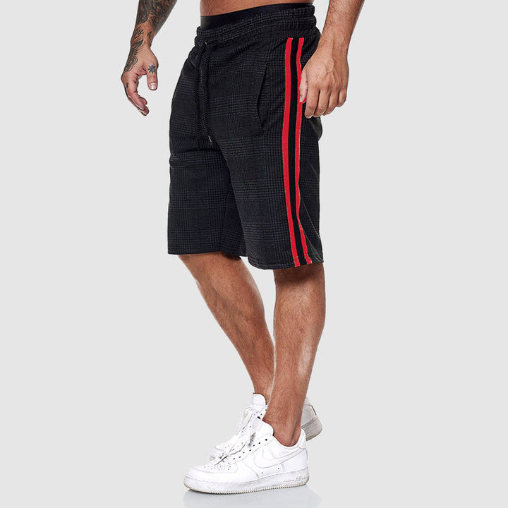 Pantaloni corti a quadri Alpha