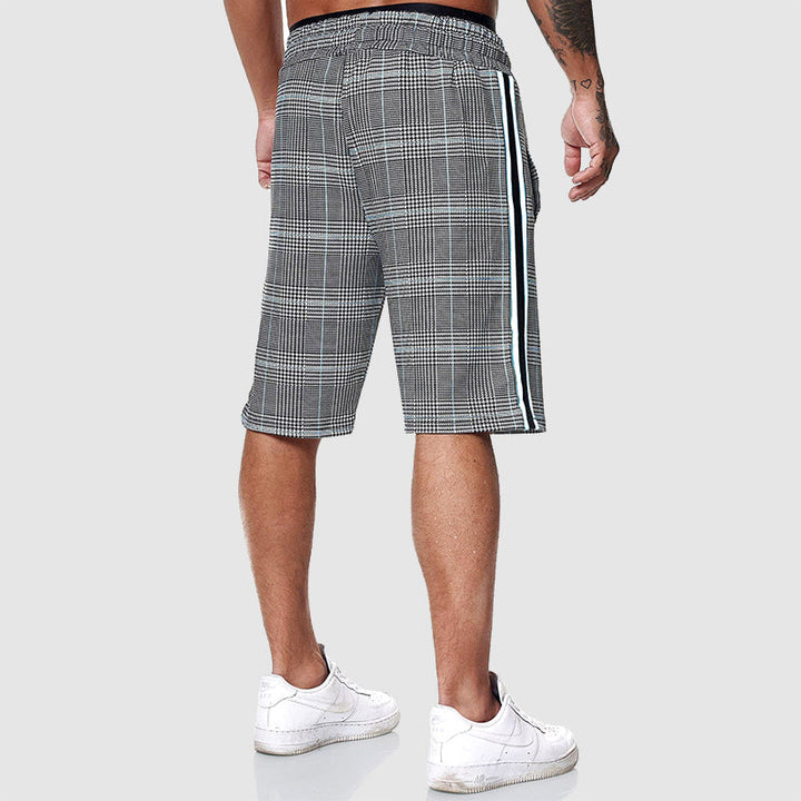 Pantaloni corti a quadri Alpha