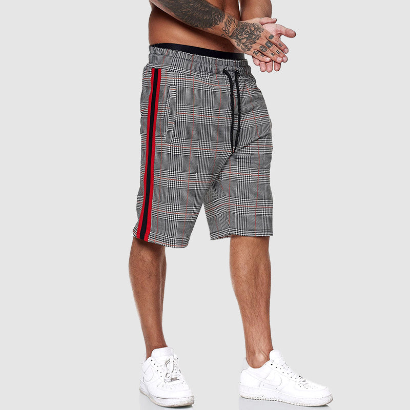 Pantaloni corti a quadri Alpha