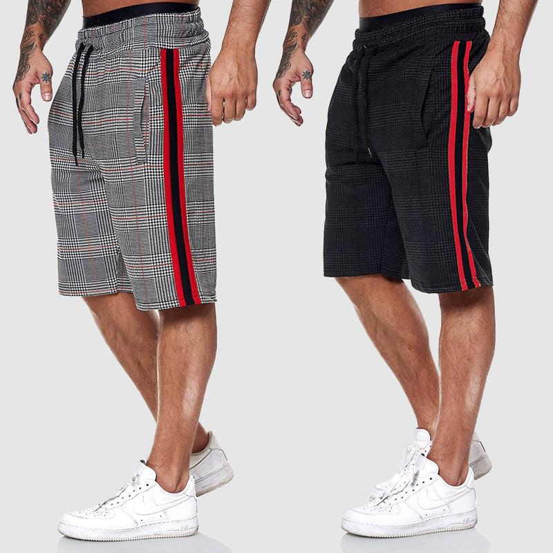 Pantaloni corti a quadri Alpha