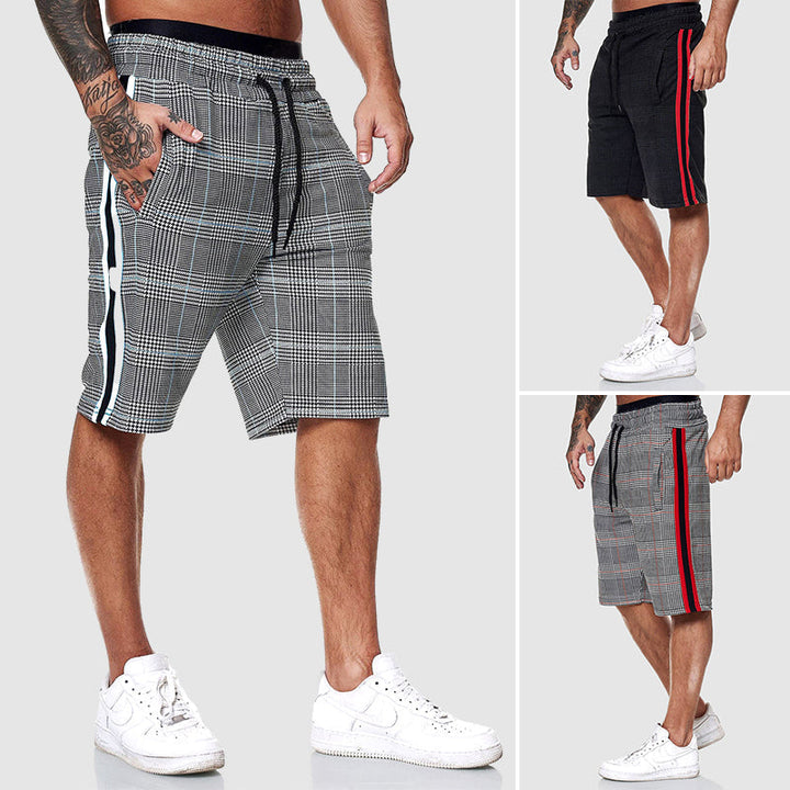 Pantaloni corti a quadri Alpha