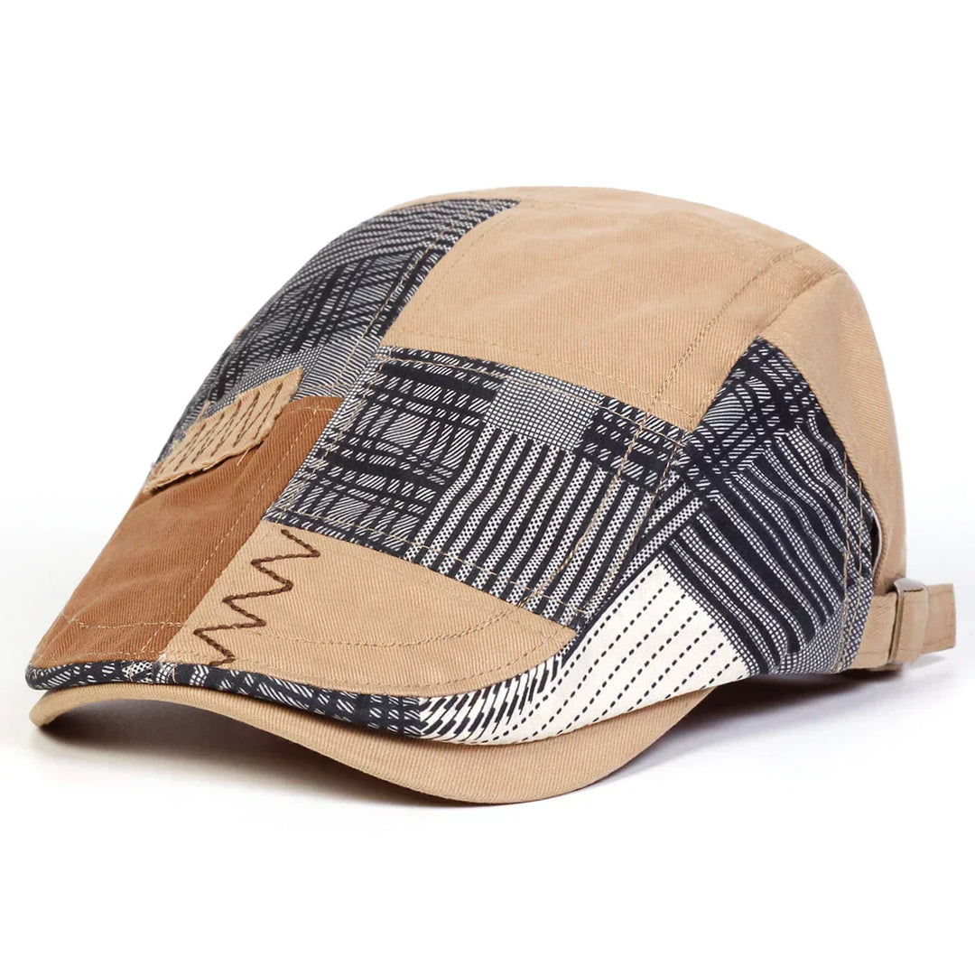 Cappellino patchwork da uomo