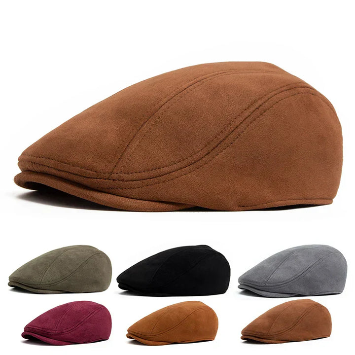 Berretto classico in suede