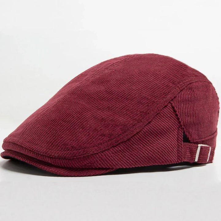 Cappello in velluto a coste