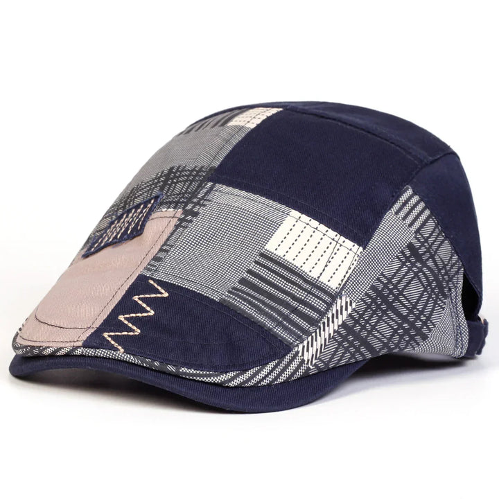 Cappellino patchwork da uomo