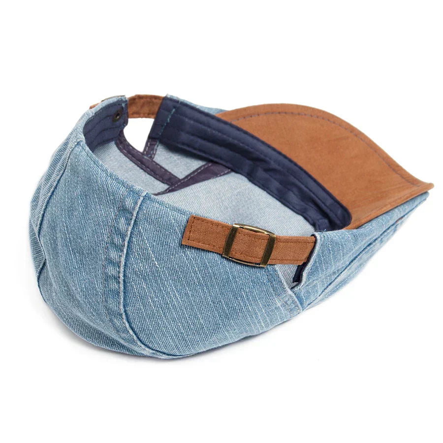 Berretto piatto premium in denim – stile senza tempo e comfort quotidiano