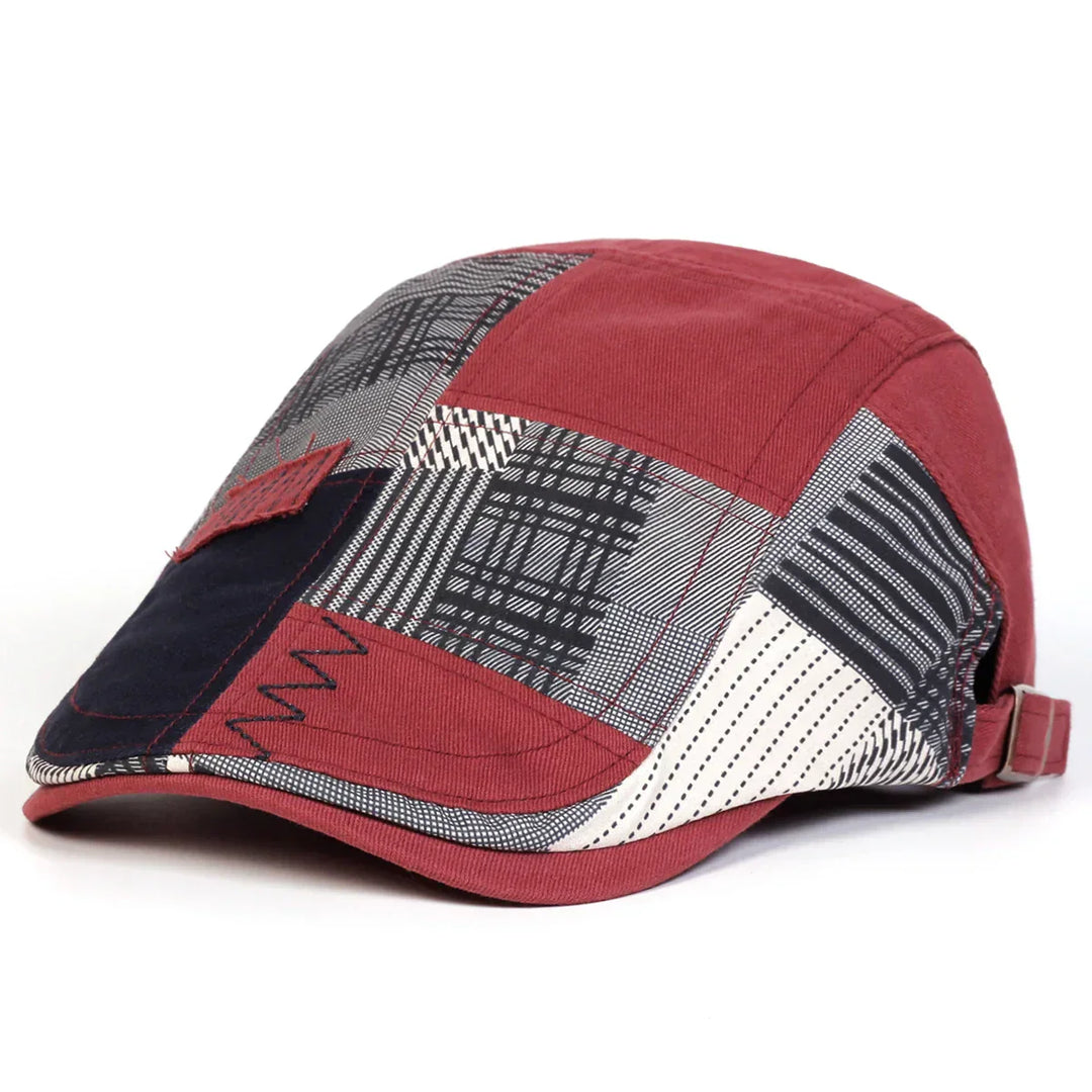 Cappellino patchwork da uomo
