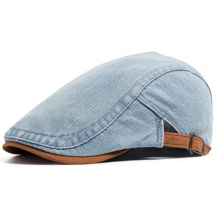 Berretto piatto premium in denim – stile senza tempo e comfort quotidiano