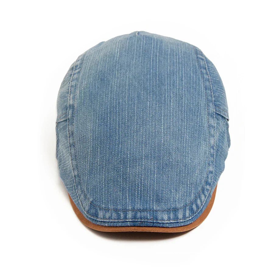 Berretto piatto premium in denim – stile senza tempo e comfort quotidiano