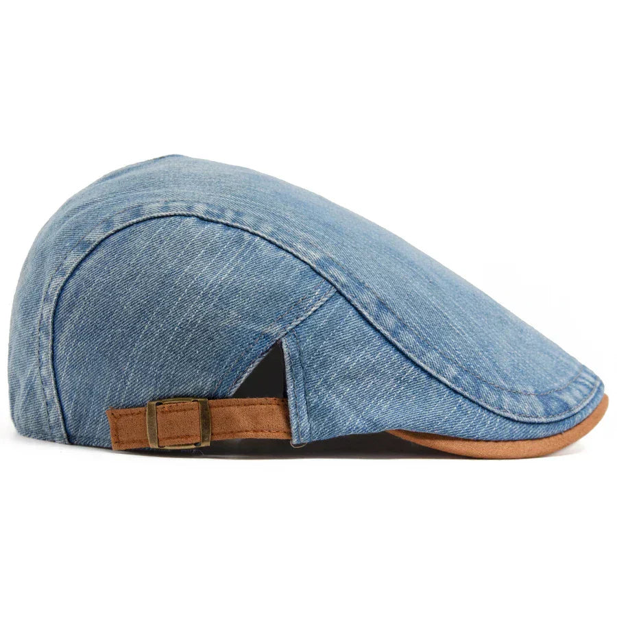 Berretto piatto premium in denim – stile senza tempo e comfort quotidiano