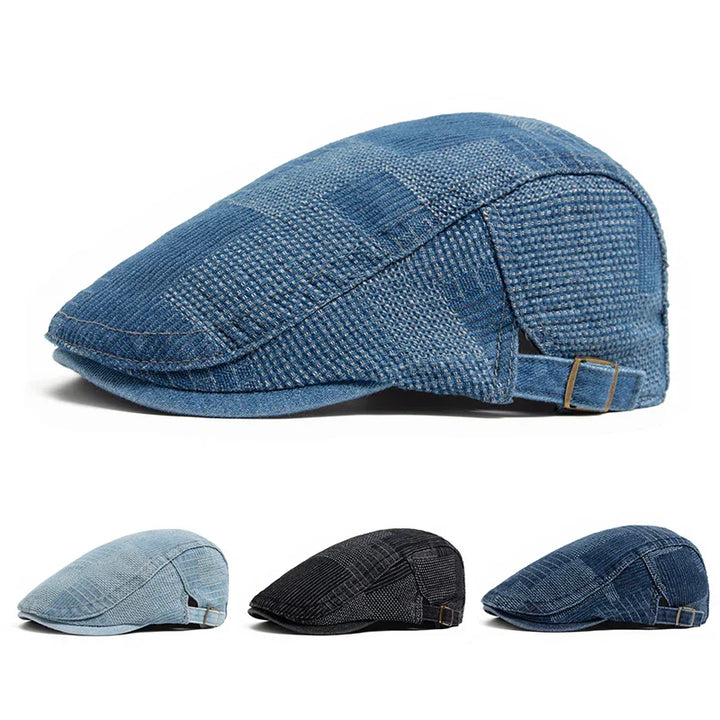Cappellino in denim per uomo