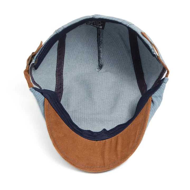 Berretto piatto premium in denim – stile senza tempo e comfort quotidiano