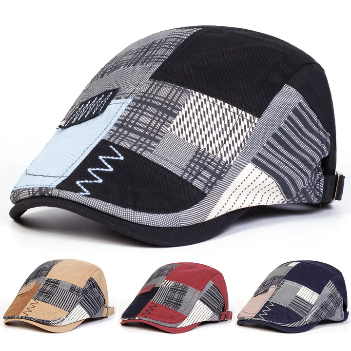 Cappellino patchwork da uomo