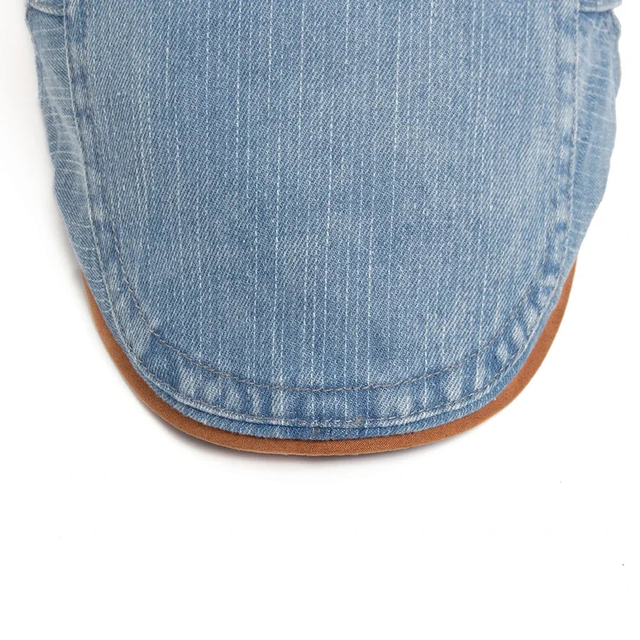 Berretto piatto premium in denim – stile senza tempo e comfort quotidiano