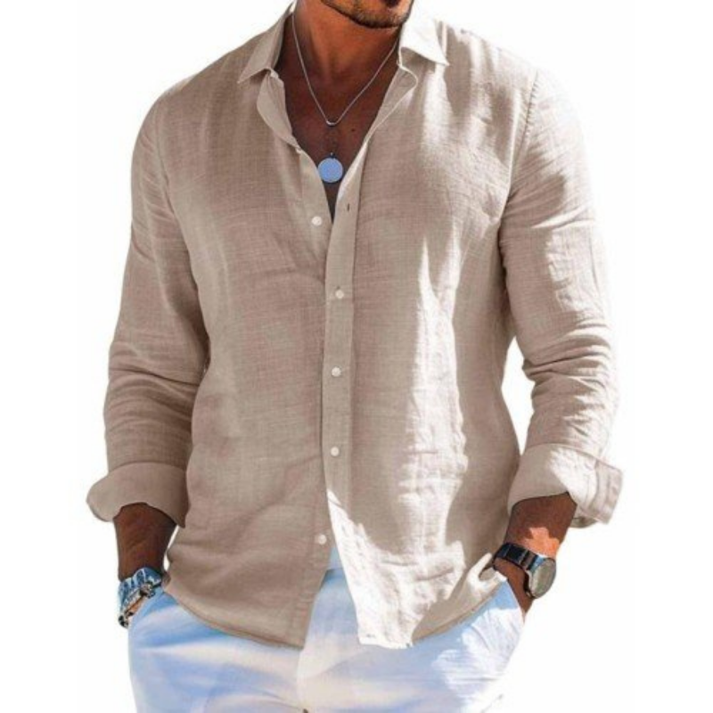 Camicia elegante in tessuto traspirante