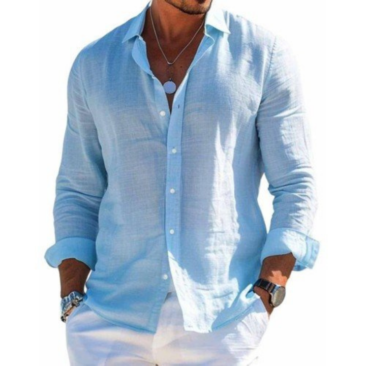 Camicia elegante in tessuto traspirante