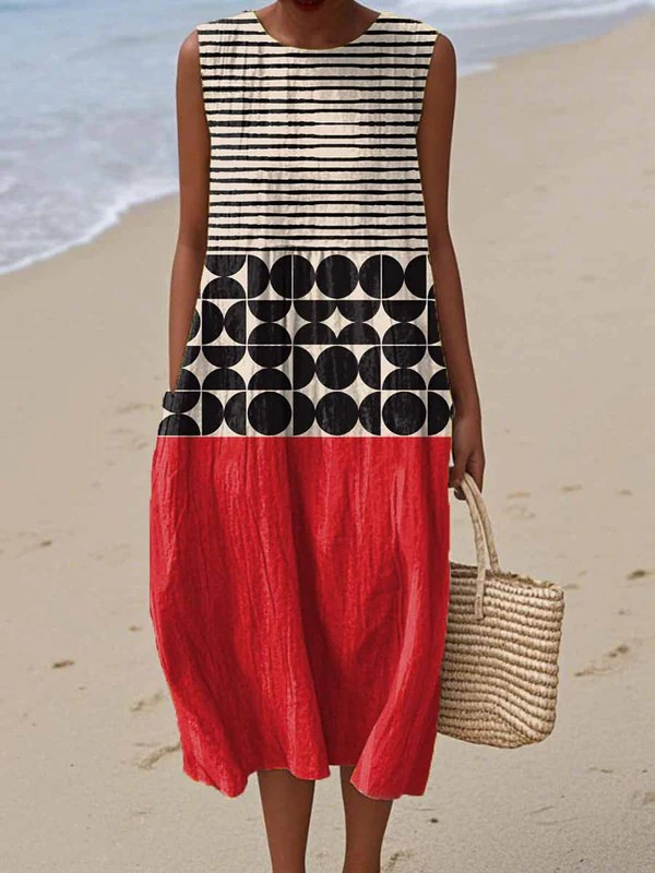 Abito Midi Colorblock Jane™