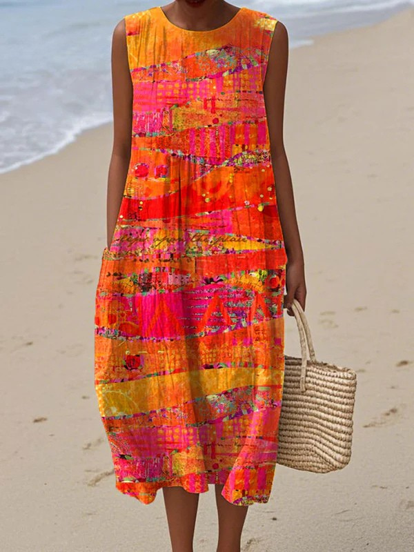 Faye™ Abito Midi Sunset