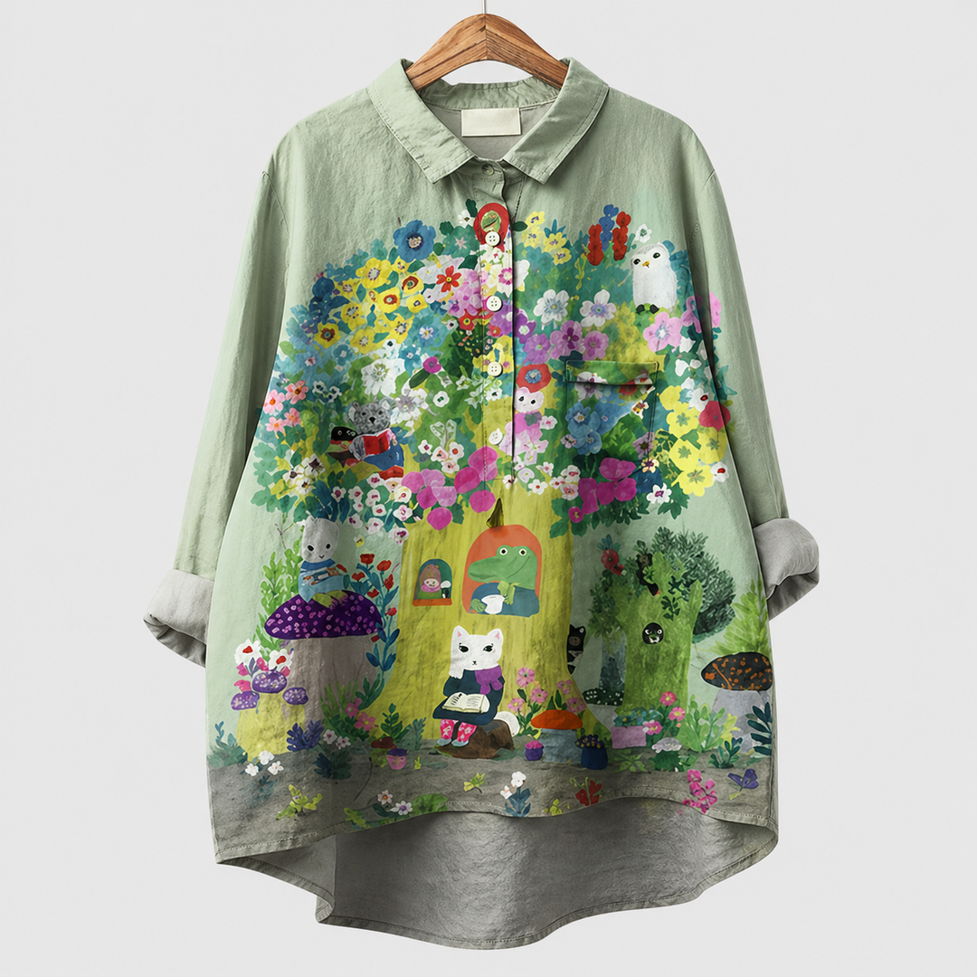 Caroline | Blusa elegante estiva