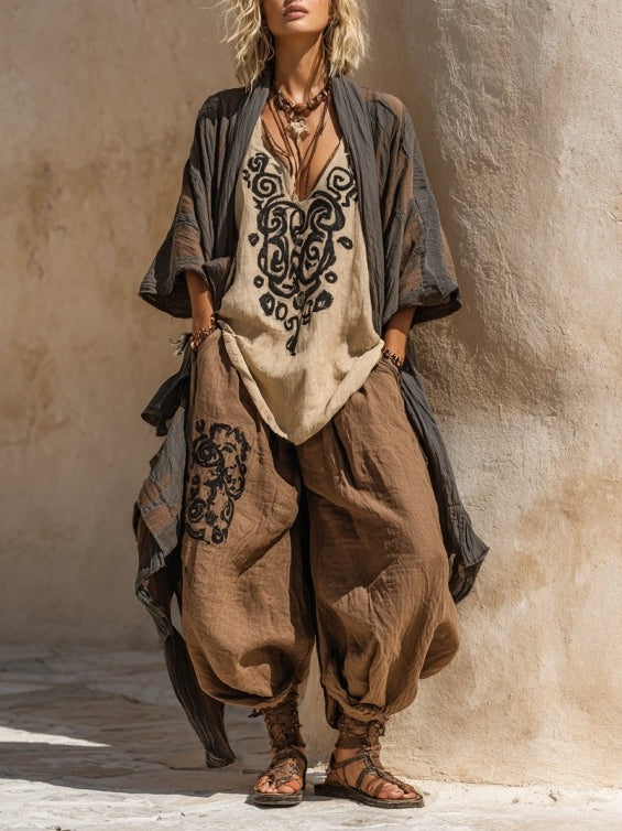 Margaret | Set di tre pezzi di arte bohémien nomade