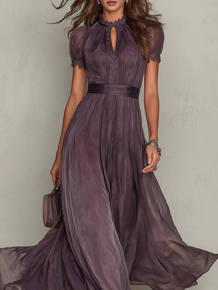 Ashley | Vestito Maxi Chiffon Vintage Elegante