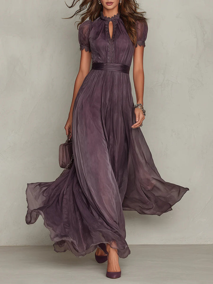 Ashley | Vestito Maxi Chiffon Vintage Elegante