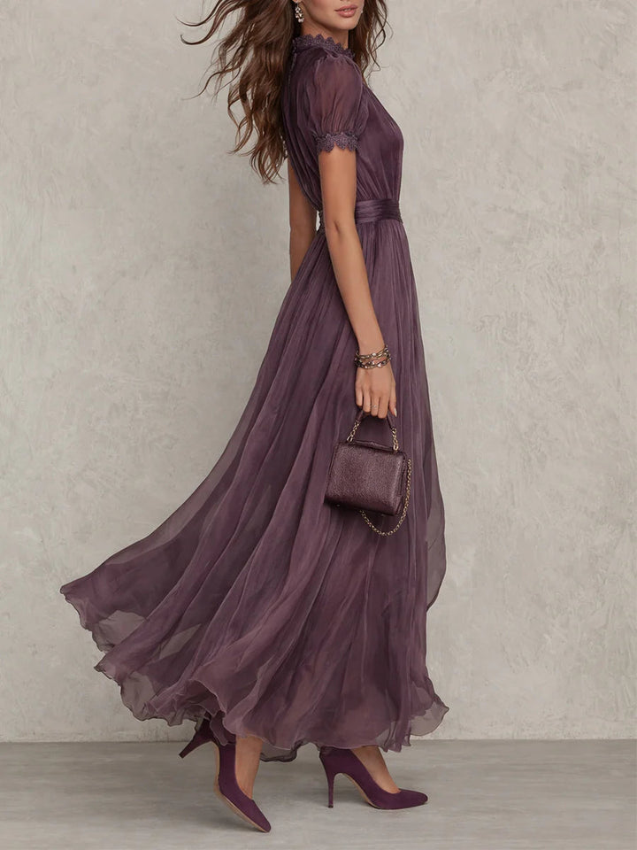 Ashley | Vestito Maxi Chiffon Vintage Elegante