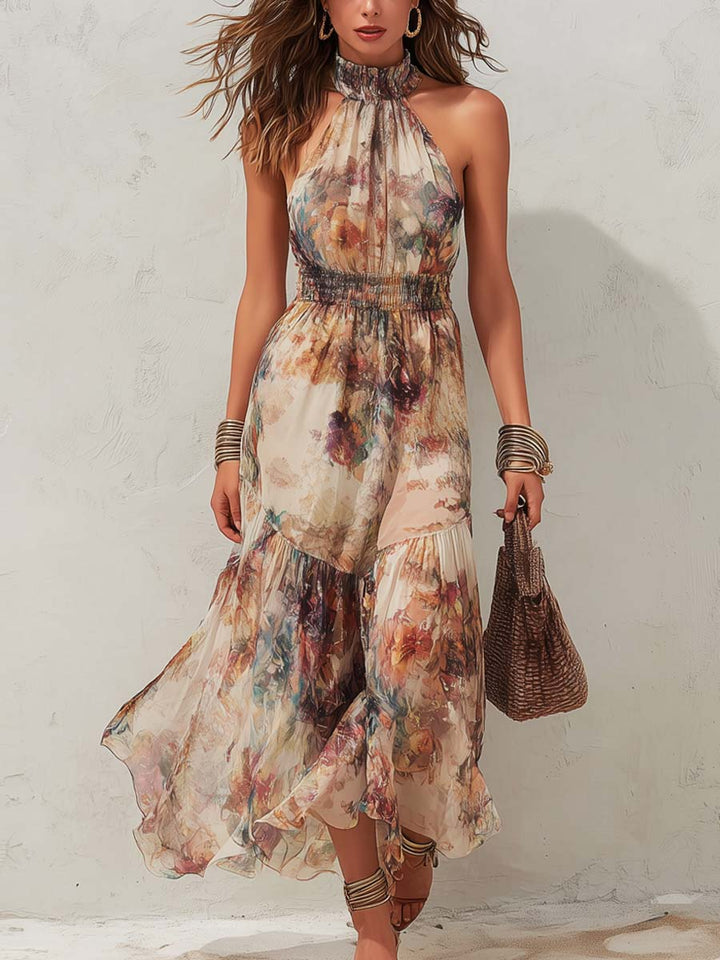 Chloé | Abito Midi Dolce Floreale Vintage