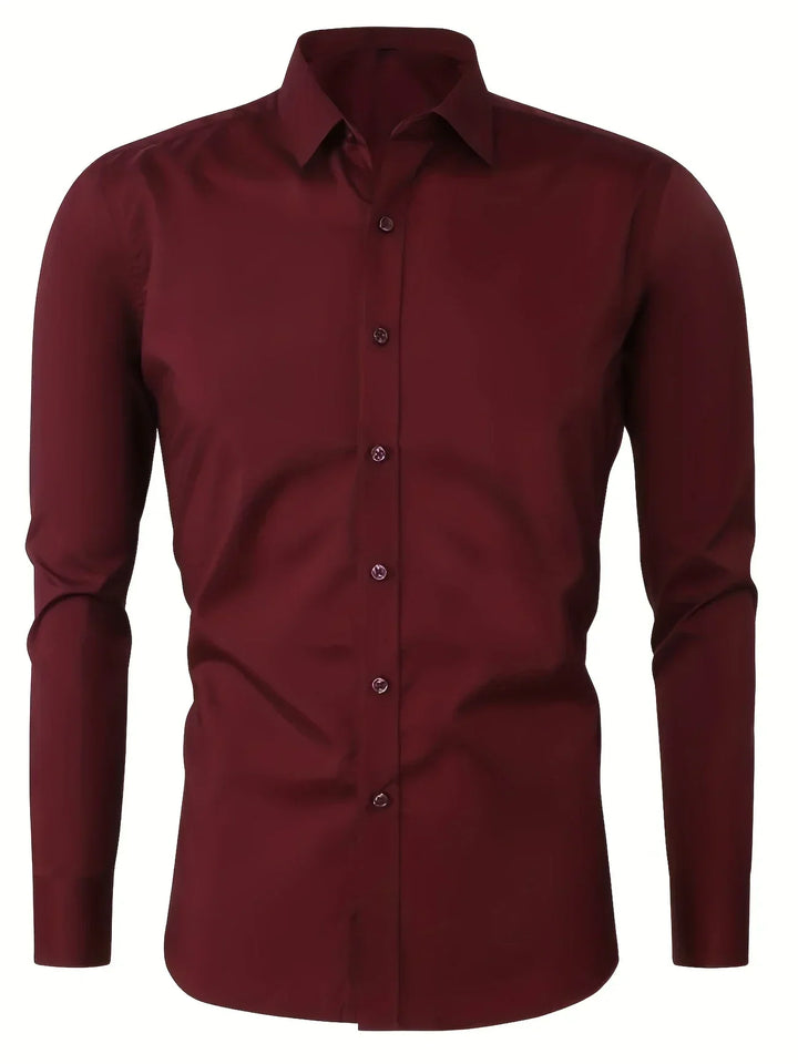 Camicia elegante a maniche lunghe con bottoni