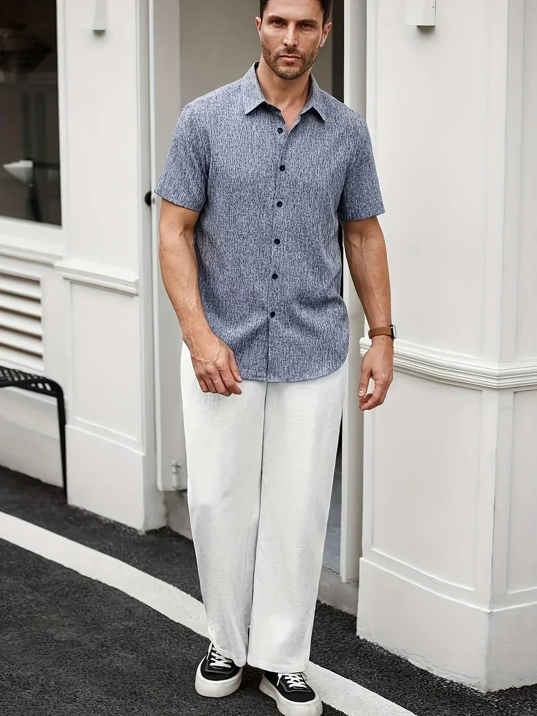 Lenoir | Camicia Elegante a Maniche Corte