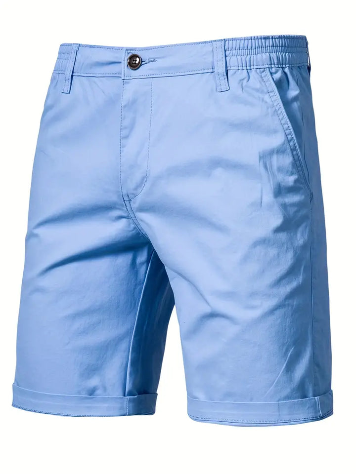 Pantaloni corti in cotone con tasche