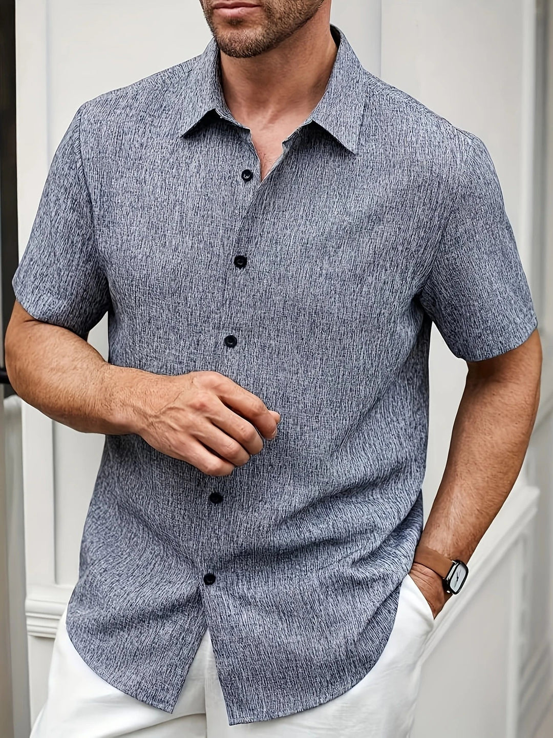 Lenoir | Camicia Elegante a Maniche Corte