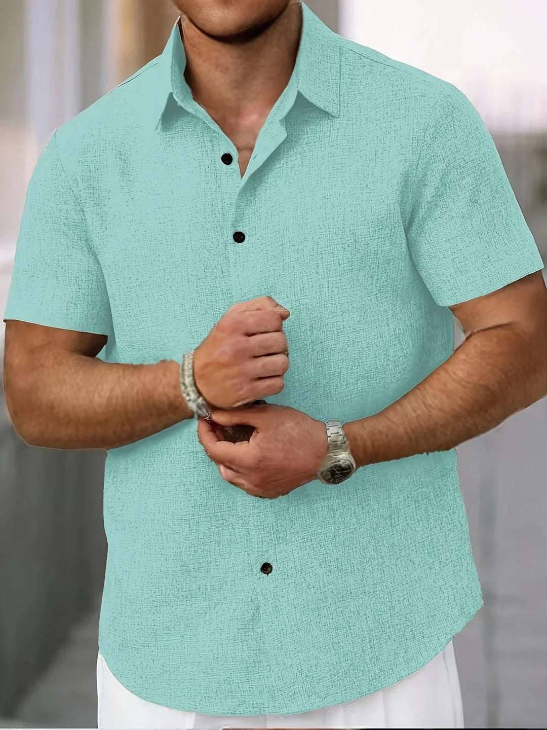 Lenoir | Camicia Elegante a Maniche Corte