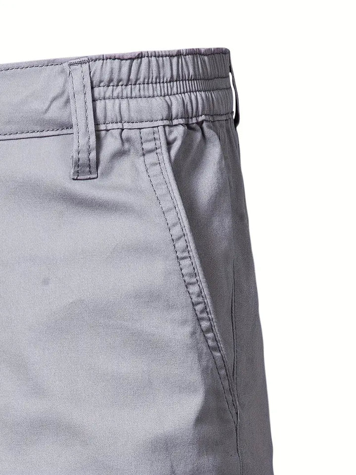 Pantaloni corti in cotone con tasche