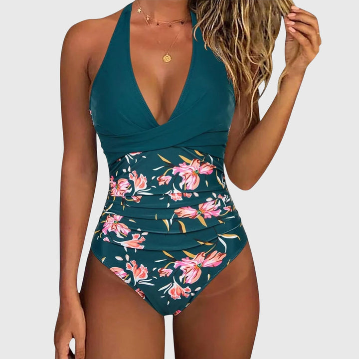 Firenze - Costume da bagno elegante per donne con scollatura a V