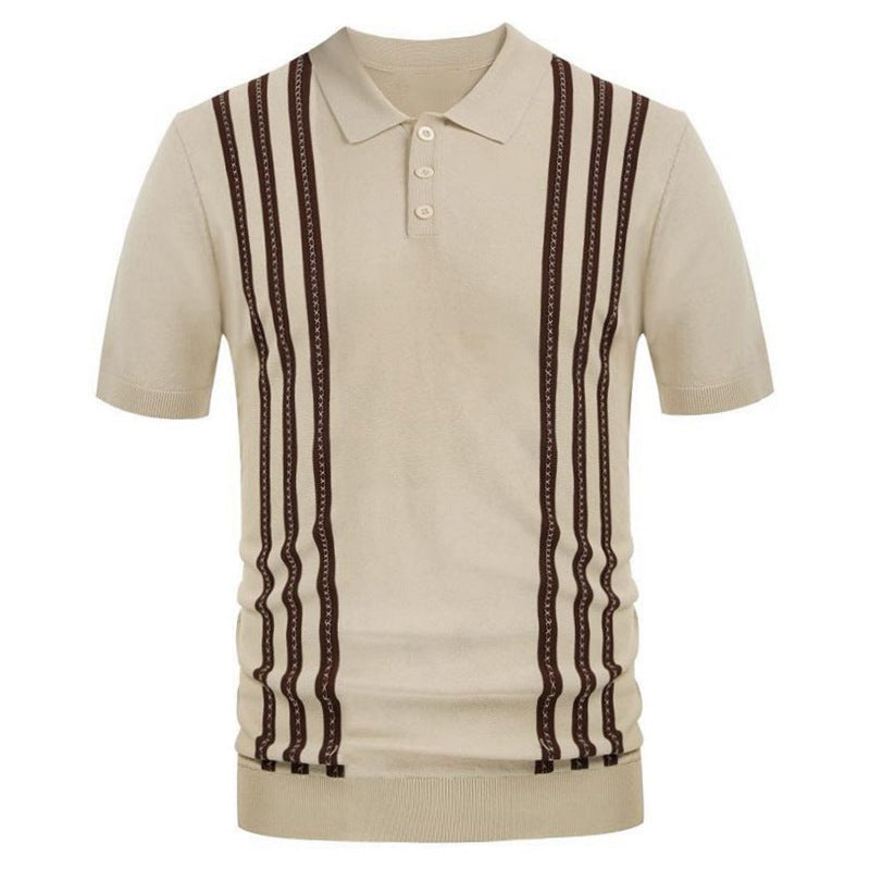 Polo casual a righe