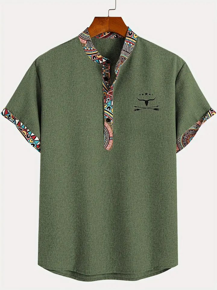 Camicia elegante a maniche corte
