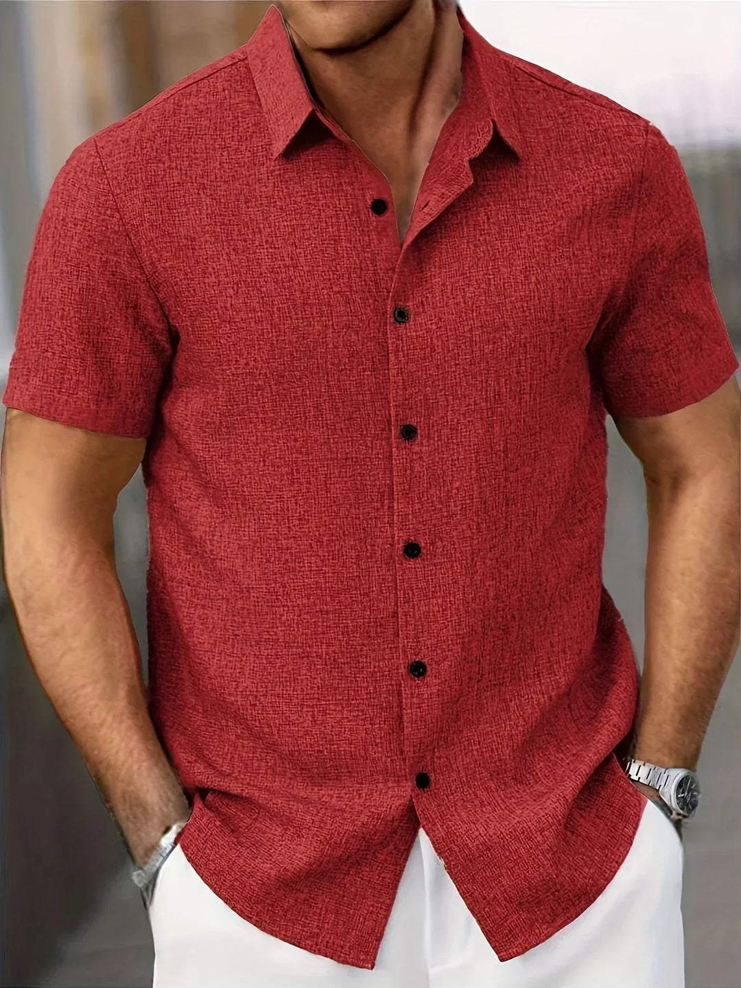 Lenoir | Camicia Elegante a Maniche Corte