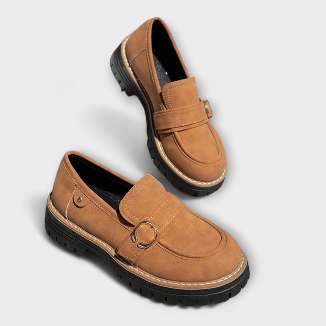 Lora | Mocassini Casual a Punta Tonda