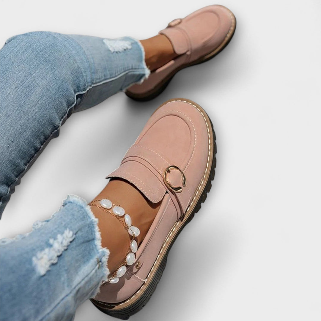 Lora | Mocassini Casual a Punta Tonda