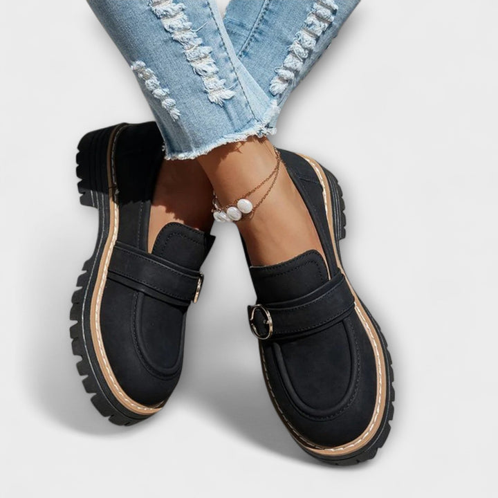 Lora | Mocassini Casual a Punta Tonda