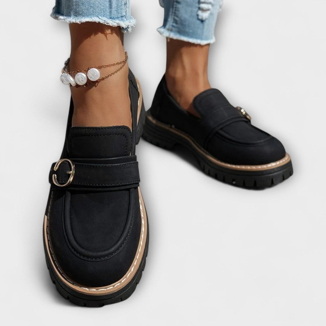 Lora | Mocassini Casual a Punta Tonda