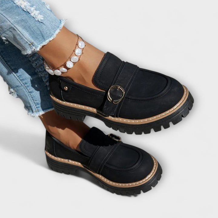 Lora | Mocassini Casual a Punta Tonda