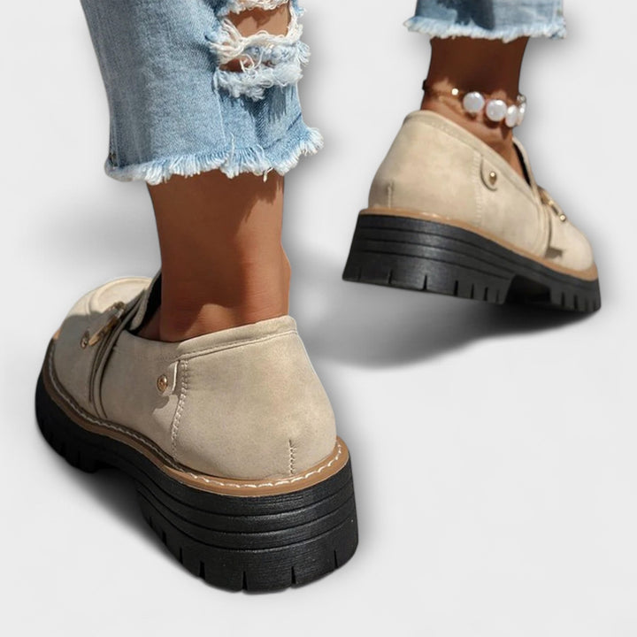 Lora | Mocassini Casual a Punta Tonda