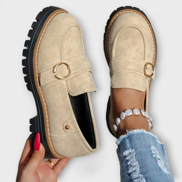 Lora | Mocassini Casual a Punta Tonda