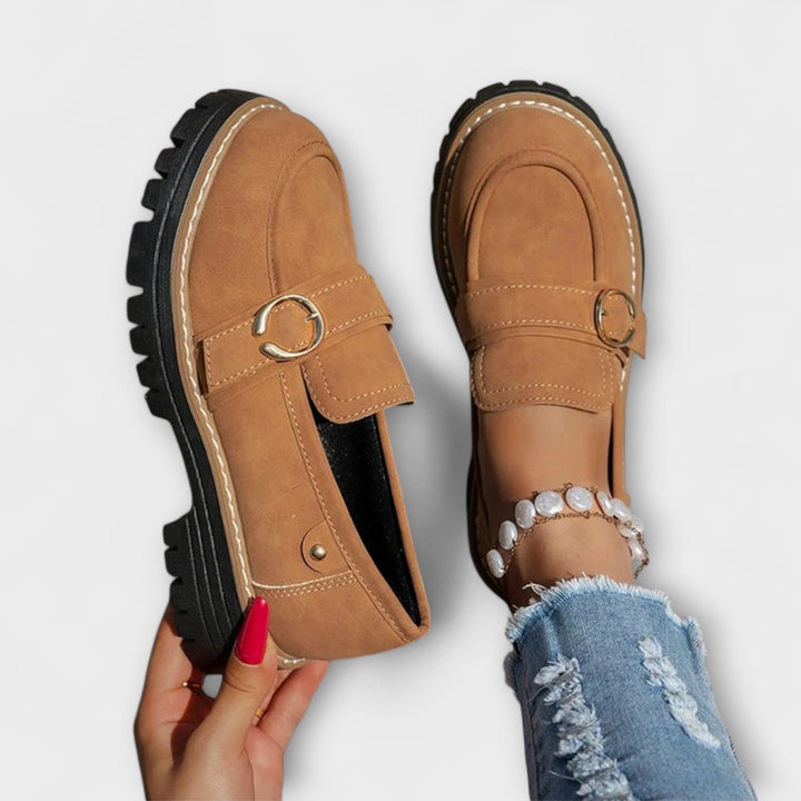 Lora | Mocassini Casual a Punta Tonda