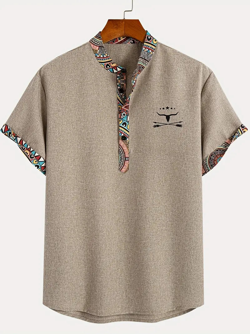 Camicia elegante a maniche corte