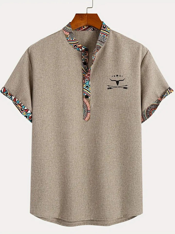 Camicia elegante a maniche corte