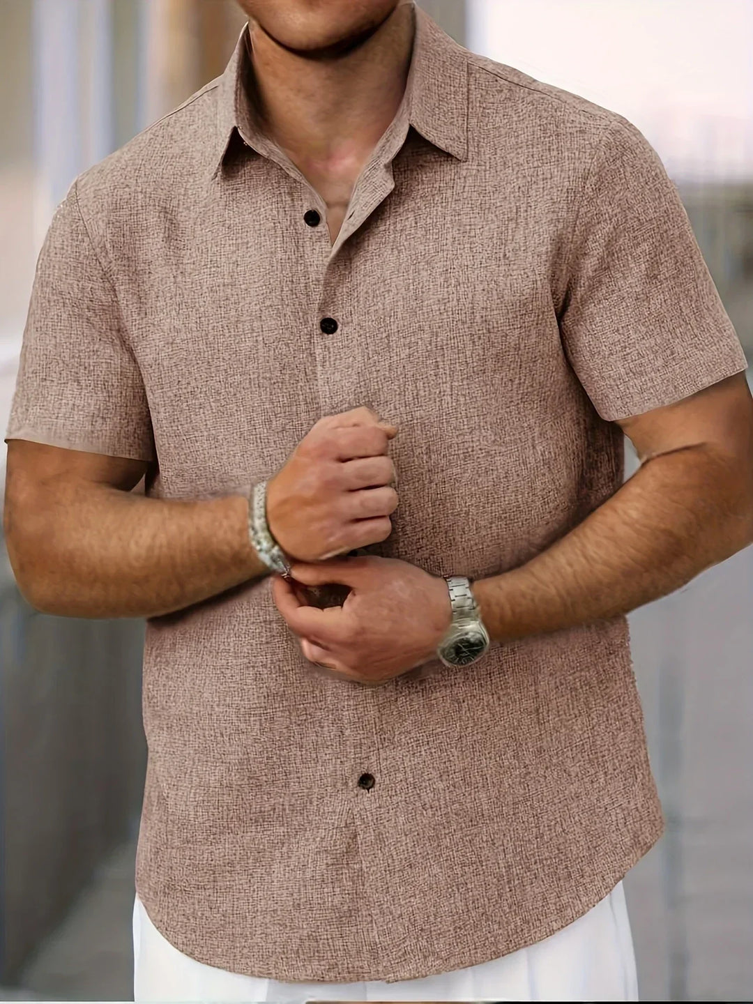 Lenoir | Camicia Elegante a Maniche Corte